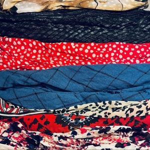 Six scarves for $30 total